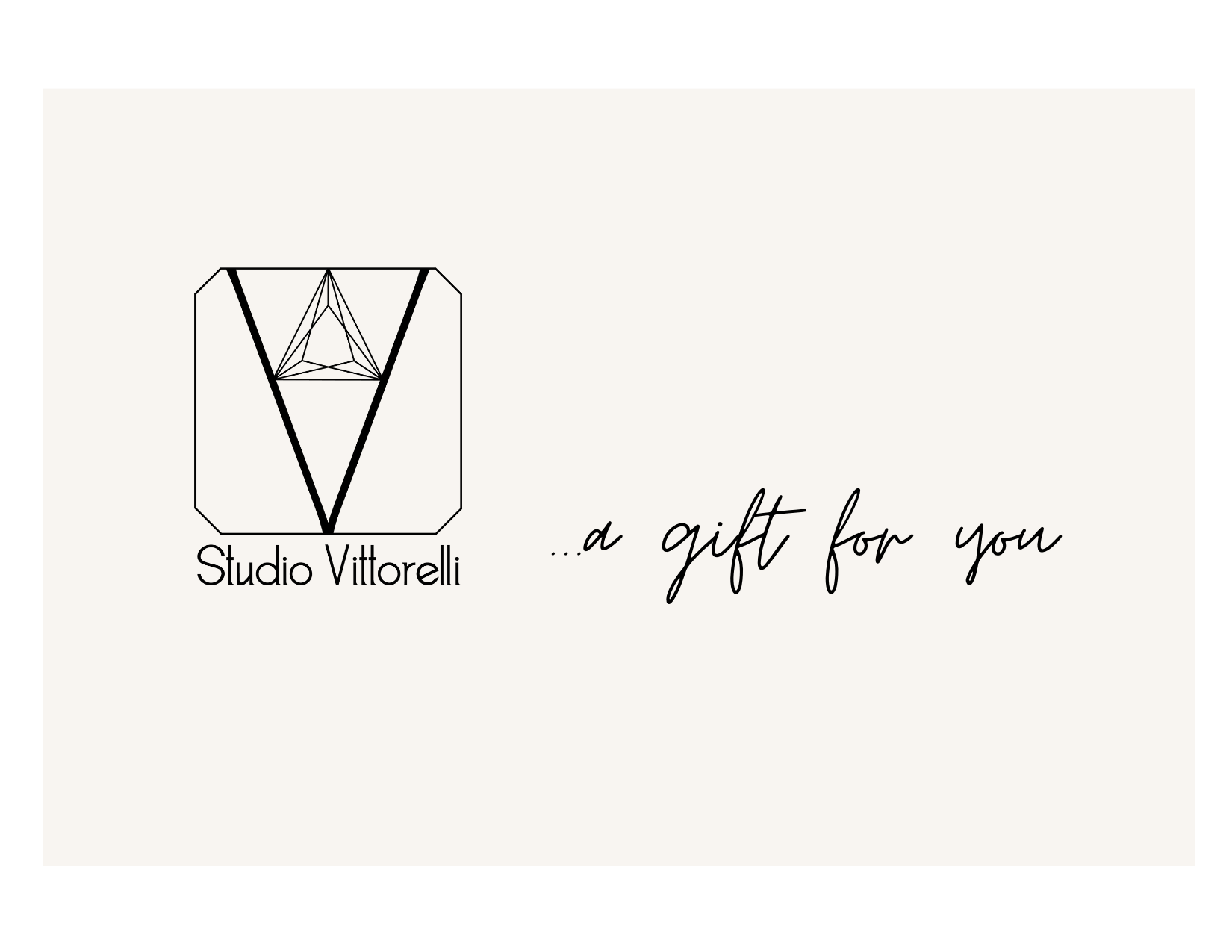 Studio Vittorelli Gift Card.