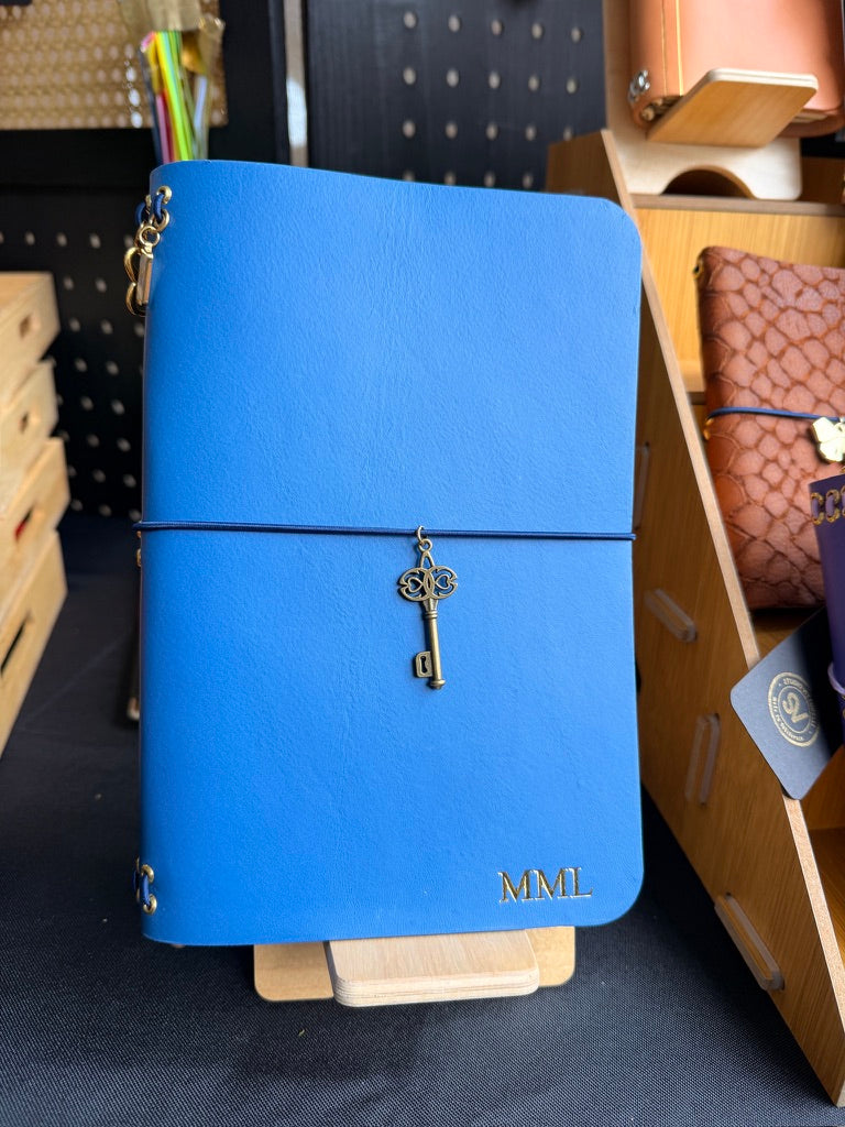 The Companion - A5 Bi-Fold Premium Leather Journal with Monogram