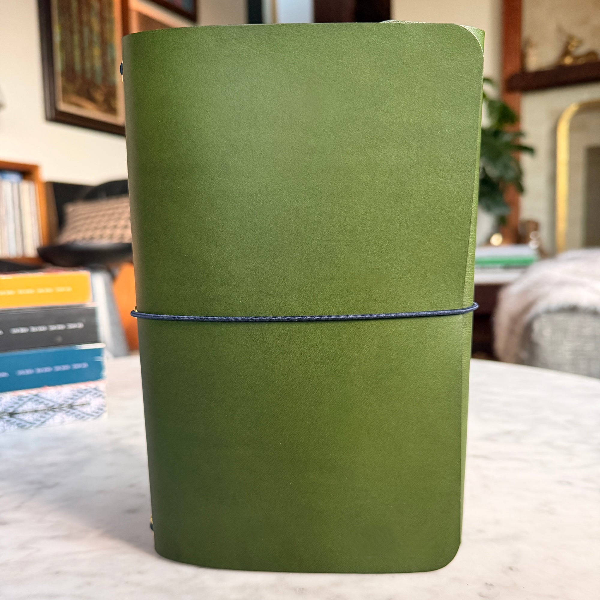 The Keepsake - A5 Tri-Fold Premium Leather Journal with Monogram
