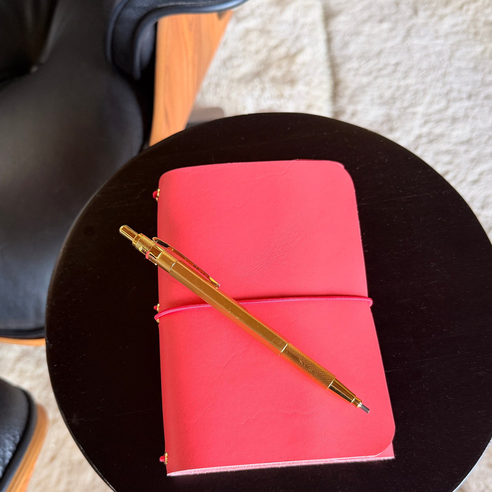 The Stinson - Handcrafted Italian Leather Traveler's Journals - (Size A6 - 2 Notebooks)