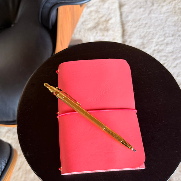 The Stinson - Handcrafted Italian Leather Traveler's Journals - (Size A6 - 2 Notebooks)