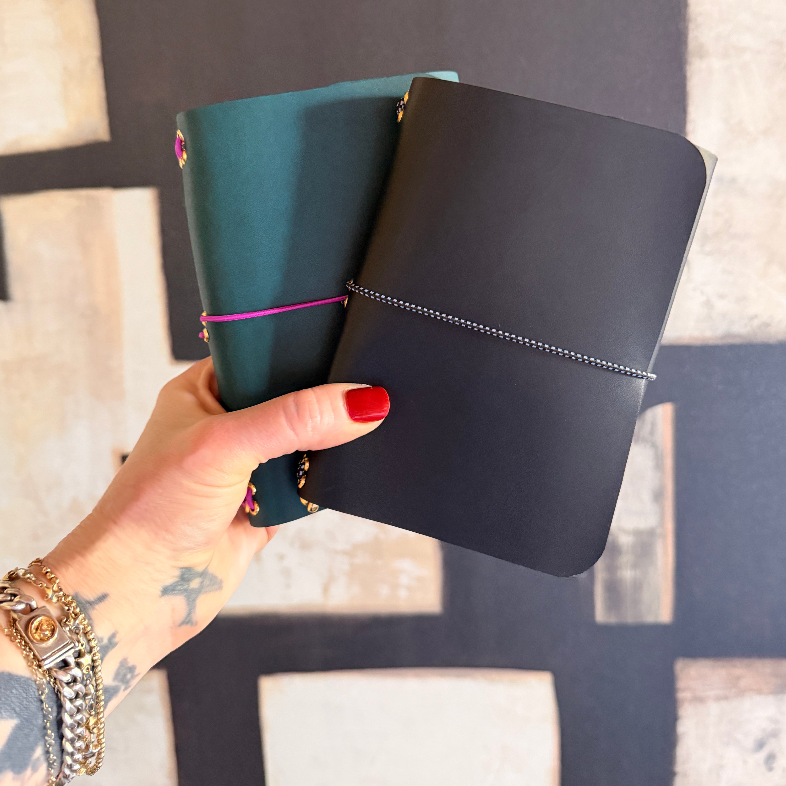 Two leather journals