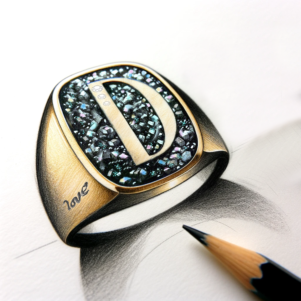 Custom Symbolic Memorial Jewelry Deposit.