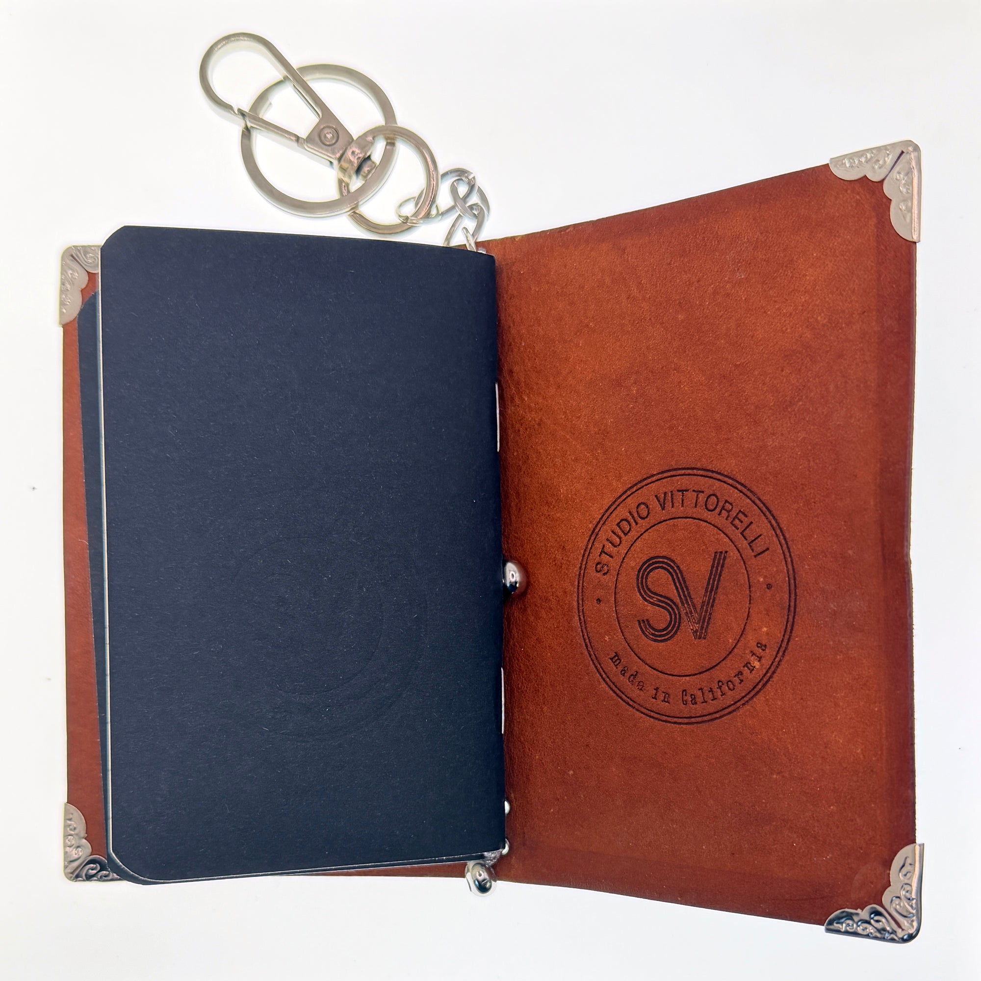 Le Bag Charm -  Fleur De Lis Foil Embossed Pattern (Pocket) Journal
