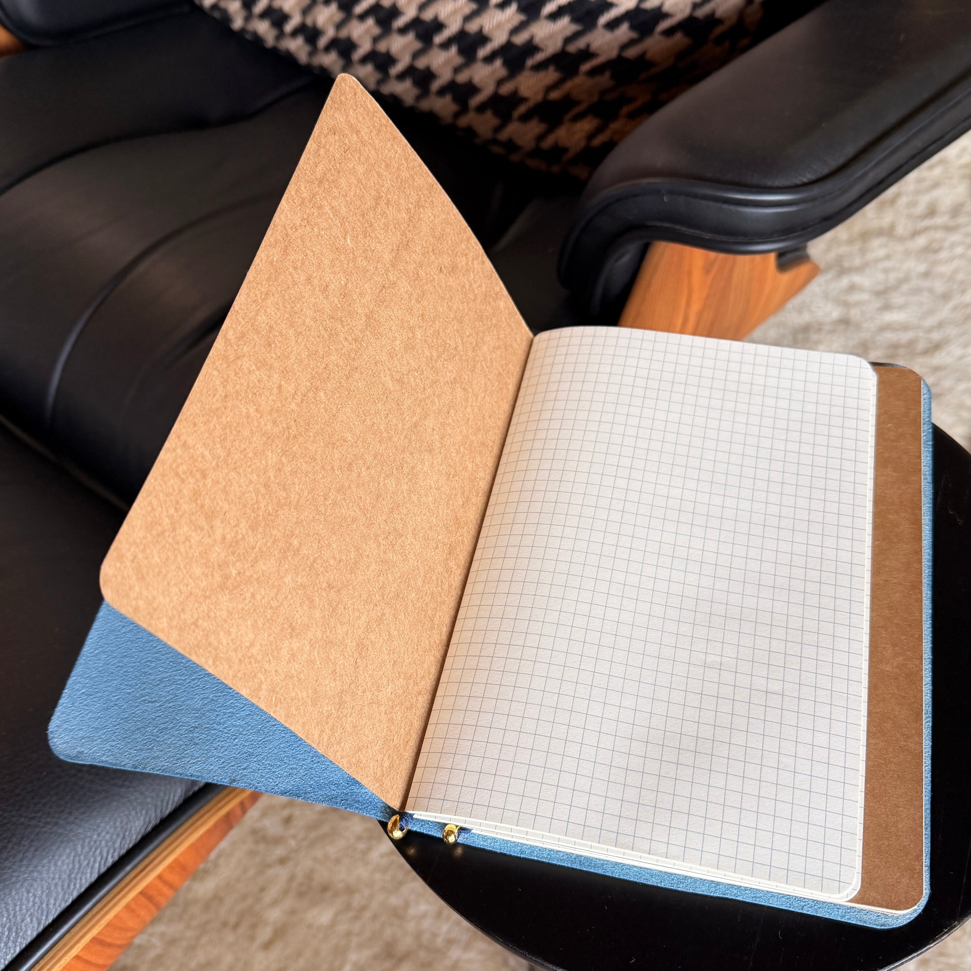 The Companion - A5 Bi-Fold Premium Leather Journal with Monogram